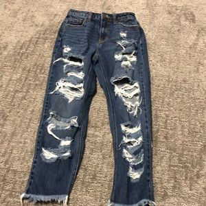 Fashion Nova ripped jeans
